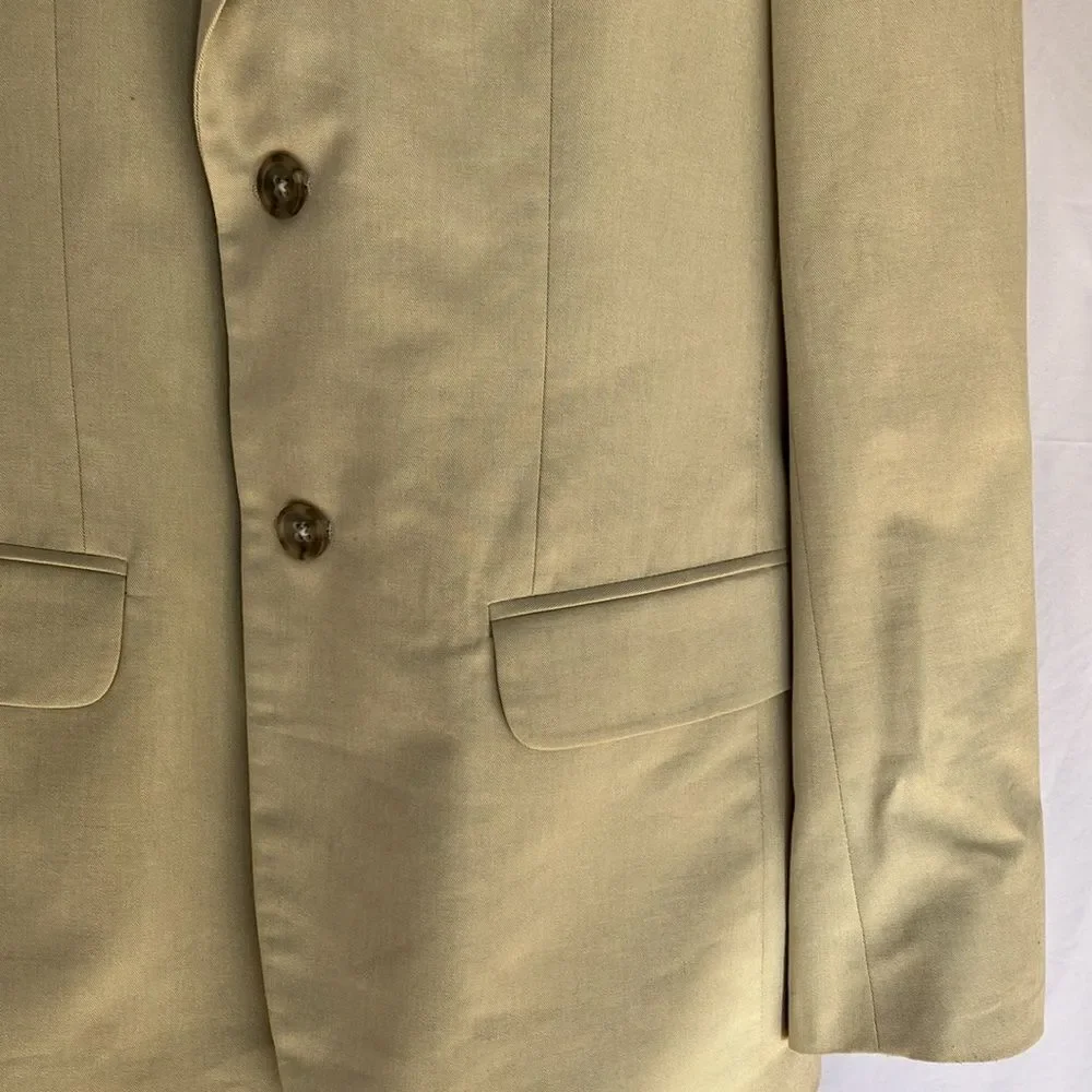 Banana Republic Cream Suits Classic Professional Fit